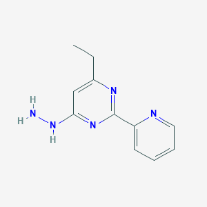 4-Ethyl-6-hydrazinyl-2-(pyridin-2-yl)pyrimidineͼƬ