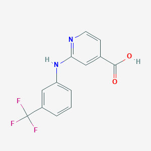 2-{[3-(Trifluoromethyl)phenyl]-amino}isonicotinic acidͼƬ