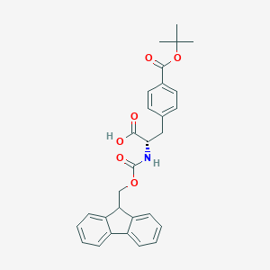 (2S)-3-{4-[(tert-butoxy)carbonyl]phenyl}-2-({[(9H-fluoren-9-yl)methoxy]carbonyl}amino)propanoic acidͼƬ