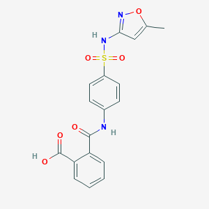 2-[(4-{[(5-Methyl-3-isoxazolyl)amino]sulfonyl}anilino)carbonyl]benzoic acidͼƬ