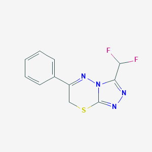 3-Difluoromethyl-6-phenyl-7H-[1,2,4]triazolo[3,4-b][1,3,4]thiadiazineͼƬ