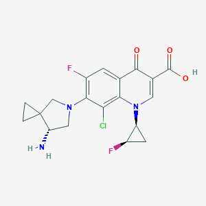 7-[(7R)-7-Amino-5-azaspiro[2,4]hept-5-yl]-8-chloro-6-fluoro-1-[(1S,2R)-2-fluorocyclopropyl]-1,4-dihydro-4-oxo-3-quinolinecarboxylic acidͼƬ