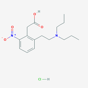 2-[2-(Dipropylamino)ethyl]-6-nitrophenyl Acetic Acid HydrochlorideͼƬ