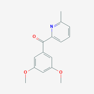 2-(3,5-Dimethoxybenzoyl)-6-methylpyridine图片