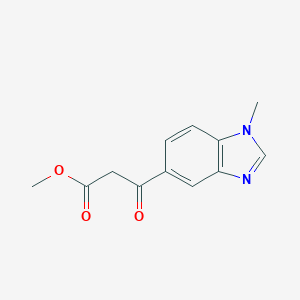 3-(1-Methyl-1H-benzoimidazol-5-yl)-3-oxo-propionic acid methyl esterͼƬ