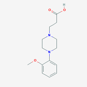 3-[4-(2-Methoxy-phenyl)-piperazin-1-yl]-propionic acidͼƬ