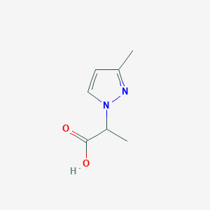 2-(3-Methyl-pyrazol-1-yl)-propionic acidͼƬ