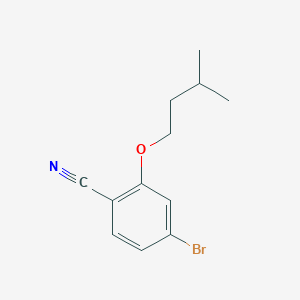 4-Bromo-2-(3-methylbutoxy)benzonitrileͼƬ