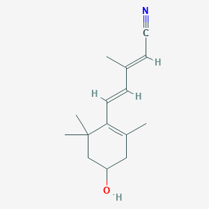 3-Methyl-5-(4-hydroxy-2,6,6-trimethylcyclohex-1-enyl)penta-2-(E/Z)-4-diene-nitrileͼƬ