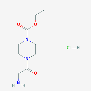 ethyl 4-(2-aminoacetyl)piperazine-1-carboxylate hydrochlorideͼƬ