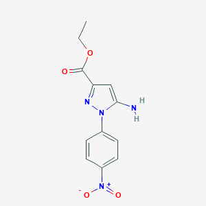 Ethyl 5-amino-1-(4-nitrophenyl)-1H-pyrazole-3-carboxylateͼƬ