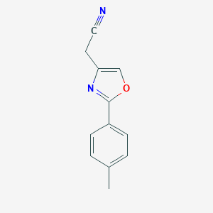 2-[2-(4-methylphenyl)-1,3-oxazol-4-yl]acetonitrileͼƬ