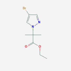 2-(4-Bromo-pyrazol-1-yl)-2-methyl-propionic Acid Ethyl EsterͼƬ