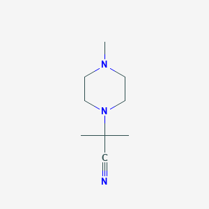 2-methyl-2-(4-methylpiperazin-1-yl)propanenitrileͼƬ