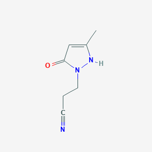 3-(5-Hydroxy-3-methylpyrazol-1-yl)propanenitrileͼƬ