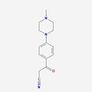 3-[4-(4-Methylpiperazino)phenyl]-3-oxopropanenitrileͼƬ