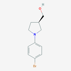 3-Pyrrolidinemethanol,1-(4-bromophenyl)-,(3r)-ͼƬ