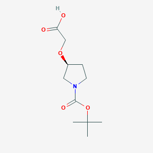 (S)-1-Boc-3-(Carboxymethoxy)PyrrolidineͼƬ