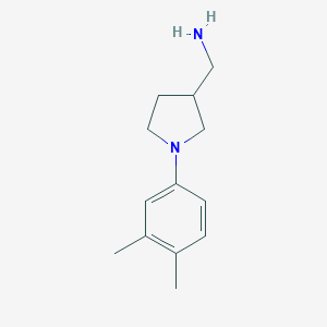 [1-(3,4-Dimethylphenyl)-3-pyrrolidinyl]methanamineͼƬ