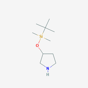 3-[(tert-butyldimethylsilyl)oxy]pyrrolidine图片