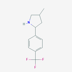 4-Methyl-2-[4-(trifluoromethyl)phenyl]pyrrolidineͼƬ