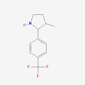 3-Methyl-2-[4-(trifluoromethyl)phenyl]pyrrolidineͼƬ