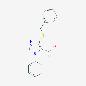 4-(benzylsulfanyl)-1-phenyl-1H-imidazole-5-carbaldehydeͼƬ