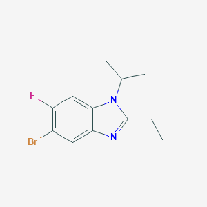 5-Bromo-2-ethyl-6-fluoro-1-isopropylbenzimidazoleͼƬ