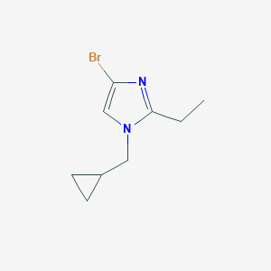 4-bromo-1-(cyclopropylmethyl)-2-ethyl-1H-imidazoleͼƬ