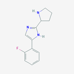 4-(2-Fluorophenyl)-2-(pyrrolidin-2-yl)-1H-imidazoleͼƬ