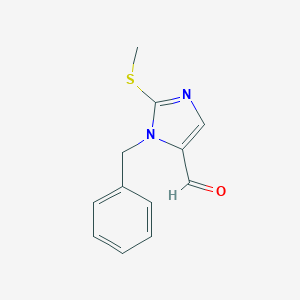 1-Benzyl-2-(methylsulfanyl)-1H-imidazole-5-carbaldehydeͼƬ