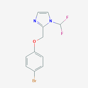 2-(4-Bromophenoxymethyl)-1-(difluoromethyl)-1h-imidazoleͼƬ