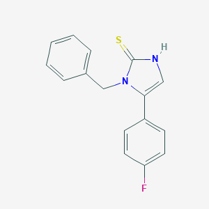 1-Benzyl-5-(4-fluorophenyl)-1H-imidazole-2-thiol图片