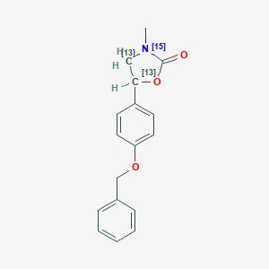 5-(4'-Benzyloxyphenyl)-3-methyl-[4,5-di-13C,3-15N]-2-oxazolidoneͼƬ