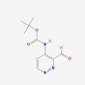 (3-Formyl-pyridazin-4-yl)-carbamic acid tert-butyl esterͼƬ