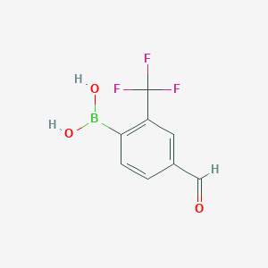 4-Formyl-2-trifluoromethylphenylboronic acidͼƬ