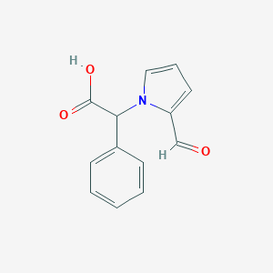 (2-Formyl-1H-pyrrol-1-yl)(phenyl)acetic AcidͼƬ