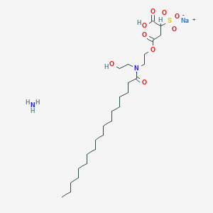 Butanedioic acid,2-sulfo-,4-(2-((2-hydroxyethyl)(1-oxooctadecyl)amino)ethyl)ester,ammonium sodium salt(111)ͼƬ