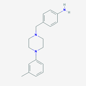 4-{[4-(3-Methylphenyl)piperazin-1-yl]methyl}anilineͼƬ