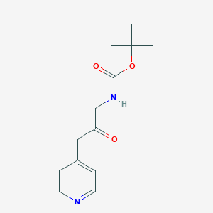 tert-Butyl(2-oxo-3-(pyridin-4-yl)propyl)carbamateͼƬ