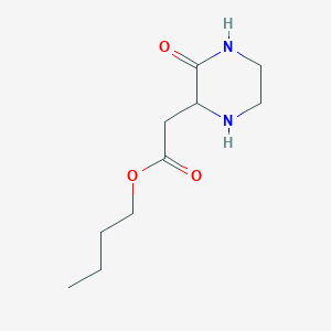 Butyl 2-(3-oxo-2-piperazinyl)acetateͼƬ