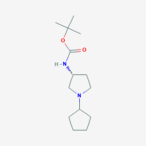 (R)-tert-Butyl 1-cyclopentylpyrrolidin-3-ylcarbamateͼƬ