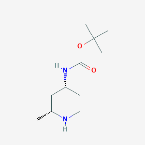 tert-butyl rac-[(2R,4R)-2-methyl-4-piperidinyl]carbamateͼƬ