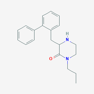 3-Biphenyl-2-ylmethyl-1-propyl-piperazin-2-one图片