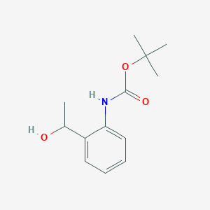 tert-butyl 2-(1-hydroxyethyl)phenylcarbamate图片