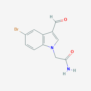 2-(5-bromo-3-formyl-1H-indol-1-yl)acetamideͼƬ