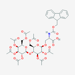 N-(9-Fluorenylmethoxycarbonyl)-O-(2,3,6,2',3',4',6'-hepta-O-acetyl-β-D-lactosyl)-L-serine图片