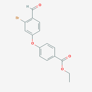 Ethyl 4-(3-bromo-4-formylphenoxy)benzoateͼƬ