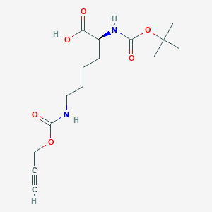 N2-?[(1,?1-?Dimethylethoxy)?carbonyl]?-?N6-?[(2-?propynyloxy)?carbonyl]?-?L-?lysineͼƬ