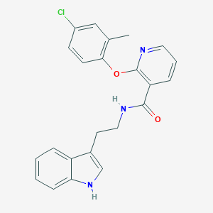 (2-(4-chloro-2-methylphenoxy)(3-pyridyl))-N-(2-indol-3-ylethyl)formamideͼƬ